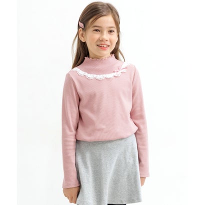 コドモフク ビー 子供服Bee ハイネックトップス （くすみピンク）