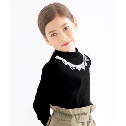 コドモフク ビー 子供服Bee ハイネックトップス （ブラック）