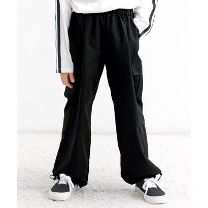 コドモフク ビー 子供服Bee カーゴパンツ （ブラック×裾口ドローコード）