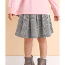 ノイユ エーム ベベ Noeil aime BeBe ボックスプリーツキュロットスカート(80~130cm) (ブラック系)