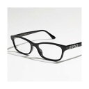 グッチ GUCCI GUCCI メガネ GG0730O スクエア型 ロゴ (005/Black-Black-Transp)(4)