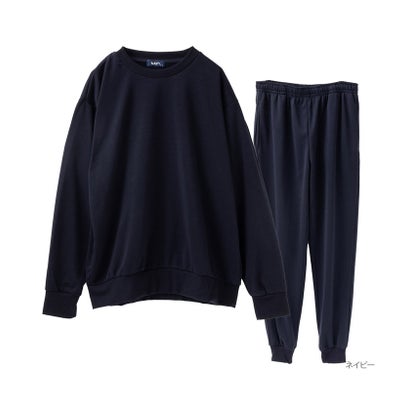 マックハウス Mac-House NAVY ネイビー 裏毛セットアップ速乾ルームウェア 333110MH (ネイビー)