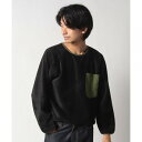 クリフ メイヤー KRIFF MAYER アタタカフリースクルーネックT (BLACK)