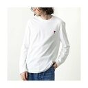 アミパリス Ami Paris ami paris Tシャツ UTS205.726 長袖 カットソー (100/BLANC/ホワイト)