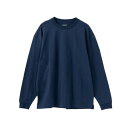 マックハウス Mac-House NAVY ネイビー USコットン ベーシックロングスリーブTシャツ メンズ CO235ーMC005 (ブルー)