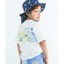 スラップ スリップ SLAP SLIP 【お揃い】ストライプ/レモン柄バック切り替えTシャツ(80~130cm) (ホワイト)