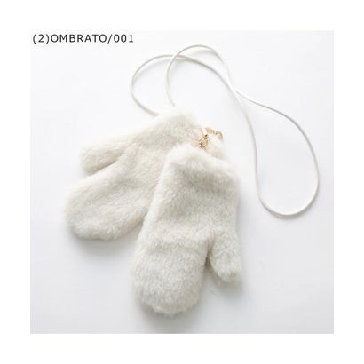 マックスマーラ Max Mara MAX MARA ミトン OMBRAT テディベア ファー （(2)OMBRATO/001ホワイト）