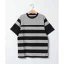 クリフ メイヤー KRIFF MAYER パネルボーダーT(130〜170cm) (GRAY)