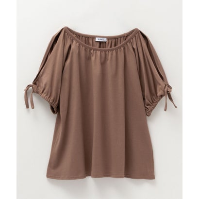 マックハウス Mac-House SARARI サラリ NAVY 肩あきプルオーバー KMH241024 （モカ）