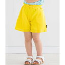 ノイユ エーム ベベ Noeil aime BeBe フレアキュロトパンツ (80~130cm) (イエロー)