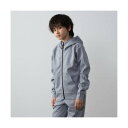 マックハウス Mac-House NAVY ネイビー ポンチ素材 ストレッチジップパーカー 412304MH (グレー)