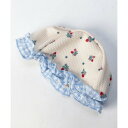 プティマイン petit main SWIM小花柄スイムキャップ【返品不可商品】 (アイボリ-)