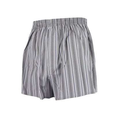 マックハウス Mac-House NAVY ネイビー ストライプトランクス MHー500ー003【返品不可商品】 （グレー）