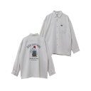 マックハウス Mac-House RED CAP GIRL レッドキャップガール バルーンスリーブ長袖シャツ 24101 (グレー)