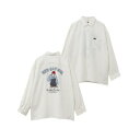 マックハウス Mac-House RED CAP GIRL レッドキャップガール バルーンスリーブ長袖シャツ 24101 (ホワイト)