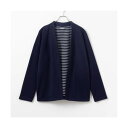マックハウス Mac-House NAVY ネイビー ダブルフェイスカーディガン QMH/03915SS (ネイビー)