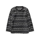 マックハウス Mac-House NAVY ネイビー ふわもこルームウェアセット 885275 (ブラック)
