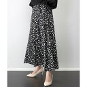 アレッタ ヴィータ Aletta vita ダルメシアンデシンフレアスカート (ブラック)