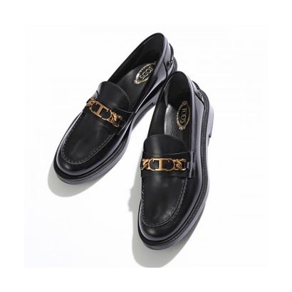 トッズ TOD'S TODS ローファー XXW59C0EW00SHA メタルTチェーン シューズ （B999/NEROブラック）