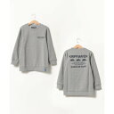 クリフ メイヤー KRIFF MAYER ロゴクルースウェット(130〜170cm) (GRAY)