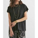 ナイスクラップ NICE CLAUP 【WEB限定カラー有】大人の華奢見えカットソー (B)