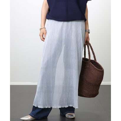 アレッタ ヴィータ Aletta vita ラメプリーツセミフレアスカート （グレー）