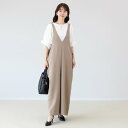 アレッタ ヴィータ Aletta vita ベルト使い深V2WAYサロペット (モカブラウン)