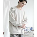 アイモハ aimoha aimoha MENSLIM FIT PULLOVER スリムフィットスウェット (ベージュ)