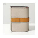 ロエベ LOEWE LOEWE 三つ折り財布 TRIFOLD C660TR2X01 レザー アナグラム (2463/LIGHT-OAT-HONEY)