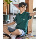 クリフ メイヤー KRIFF MAYER 袖裏ラインナノカノコポロ (130~170cm) (GREEN)