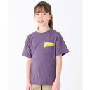 クリフ メイヤー KRIFF MAYER ネオンポケットTEE(130ー170cm) (PURPLE)