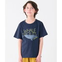 クリフ メイヤー KRIFF MAYER 楽LUCK TEE(鯨)(130~170cm) (NAVY)