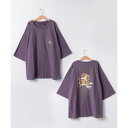 クリフ メイヤー KRIFF MAYER 虎大熊猫スカTEE(130ー170cm) (PURPLE)