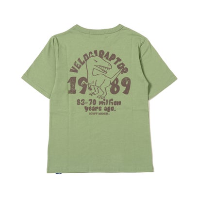 クリフ メイヤー KRIFF MAYER 楽LUCK TEE（ヴェロキラプトル）（130～170cm） （SAGE-GREEN）