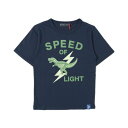 クリフ メイヤー KRIFF MAYER 蓄光楽LUCK TEE(恐竜)(130〜170cm) (NAVY)