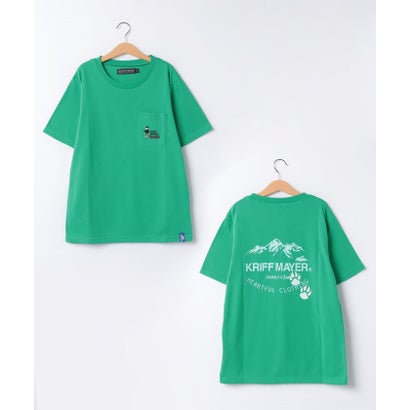 クリフ メイヤー KRIFF MAYER おひさまプリントT（ハイキング）(130ー170cm) （GREEN）