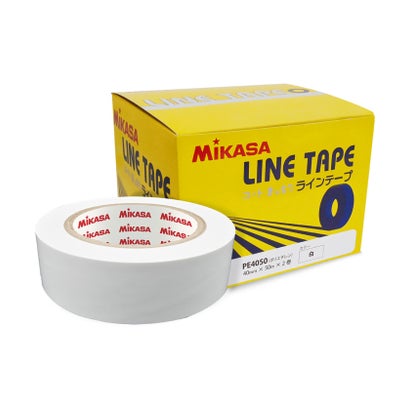 ミカサ MIKASA ミカサ MIKASA ラインテープ40mm幅 白 伸びないタイプ ACLTPE4050 (-)
