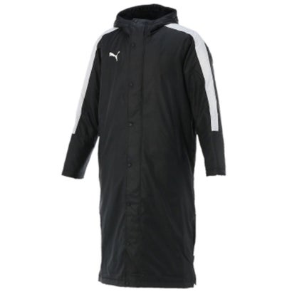 プーマ PUMA PUMA プーマ サッカー サッカー TT ESS プロ ロングボアコート メンズ ベンチコート (01PUMA BLACK)