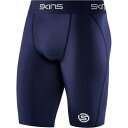 スキンズ SKINS SKINS スキンズ シリーズ1 SERIESー1 メンズ ハーフタイツ ショートスパッツ 着圧 コ (ネイビー)