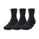 アンダーアーマー UNDER ARMOUR UNDER ARMOUR アンダーアーマー バスケット UA クオーターソックス 3足セット メンズ【返品不可商品】 (BLACK /)