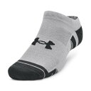 アンダーアーマー UNDER ARMOUR UNDER ARMOUR アンダーアーマー UAパフォーマンステック ノーショー ソックス 3足セ【返品不可商品】 (MGA/WHT/JGY)(4)