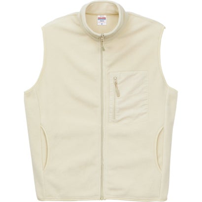 ヨネックス YONEX UnitedAthle ユナイテッドアスレ マイクロフリース フルジップ ベスト 一重 709901X （ナチュラル）