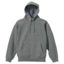 ヨネックス YONEX UnitedAthle ユナイテッドアスレ 10.0オンス CVCスウェットプルオーバーパーカ アダ (HEATHER GRAY)