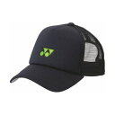 ヨネックス YONEX Yonex ヨネックス テニス ユニメッシュキャップ 帽子 メッシュキャップ ロゴ入り 吸汗 (ブラック)