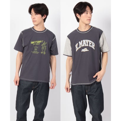 クリフ メイヤー KRIFF MAYER ひっくり半袖ロゴT (CHARCOAL)