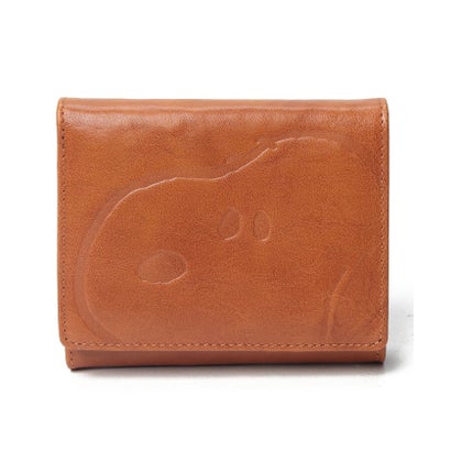 スヌーピーレザーコレクション SNOOPY Leather Collection スヌーピー/SNOOPY/ピーナッツ/PEANUTS/二つ折れ (CAMEL) スヌーピーレザーコレクション SNOOPY Leather Collection スヌーピー/SNOOPY/ピーナッツ/PEANUTS/二つ折れ (CAMEL)