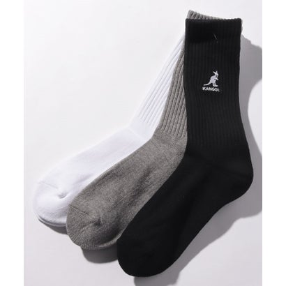 カンゴール KANGOL C 無地3Pソックス (マルチ)