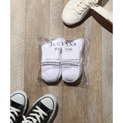 ユグランス JUGLANS 【6足組】MENSクォーターソックス / 靴下 (ホワイト)