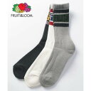 フルーツオブザルーム FRUIT OF THE LOOM 3P C FRUIT OF THE LOOM 3ラインロゴ プレゼント ギフト (アソート)