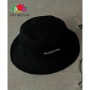 フルーツオブザルーム FRUIT OF THE LOOM FRUIT OF THE LOOM LOGO BUCKET HAT (ブラック)